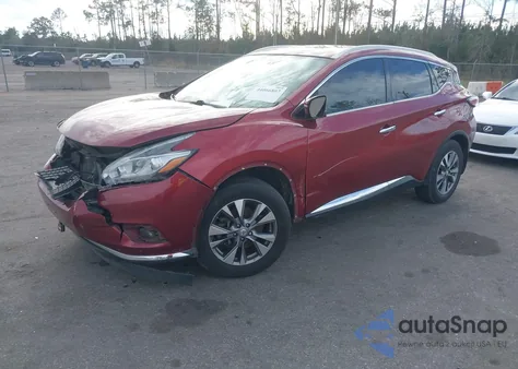 2015 Nissan Murano Sl из США, поврежденный, VIN 5N1AZ2MG7FN215153
